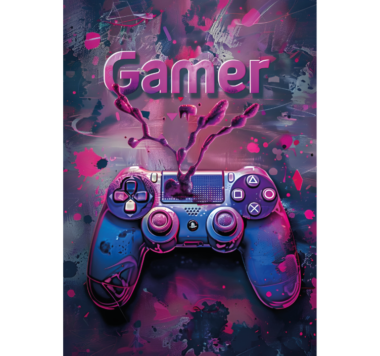 Estor enrollable gamer efecto 3d - TenVinilo