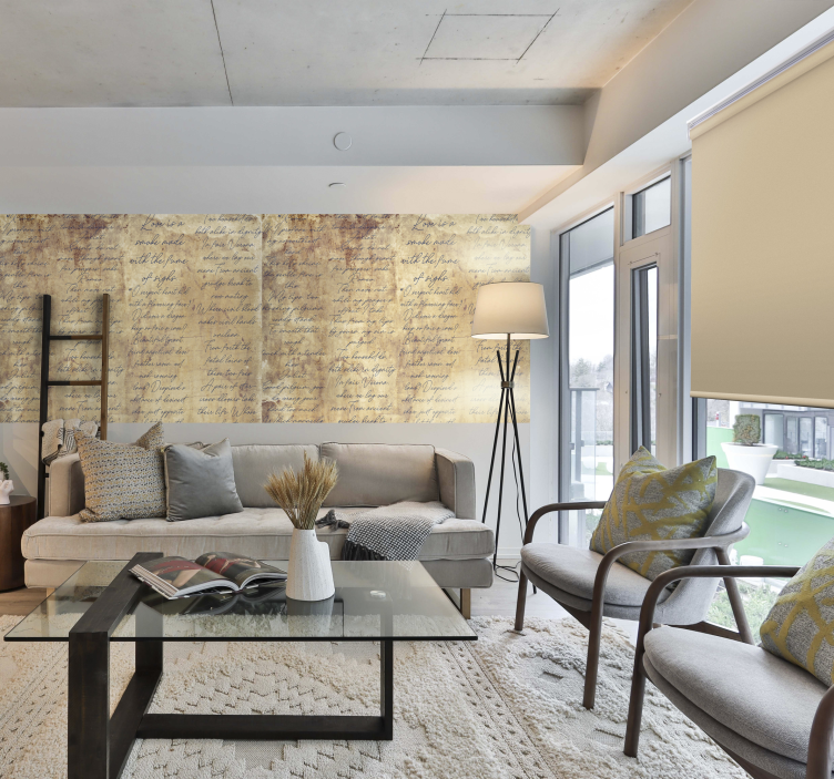 Estor enrollable beige opaco - TenVinilo