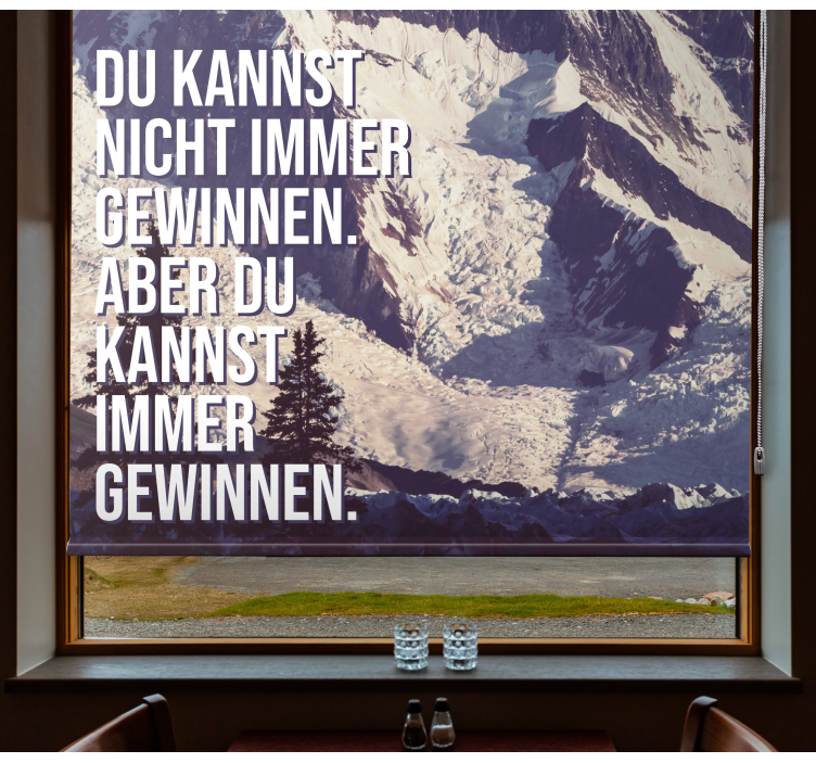 Estor enrollable oficina siempre ganando picos de montaña - TenVinilo