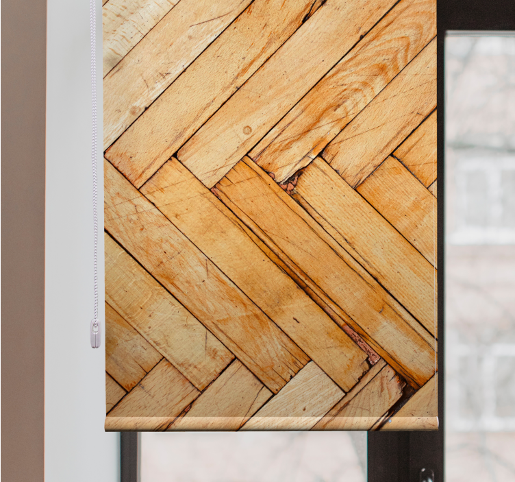 Estor enrollable textura patrón de madera natural - TenVinilo