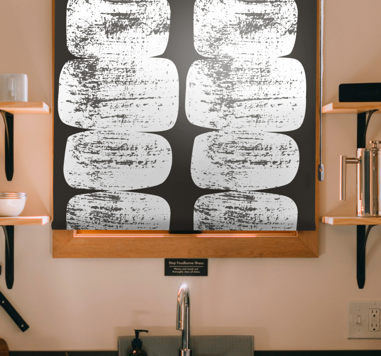 Estor enrollable textura pinceladas abstractas - TenVinilo