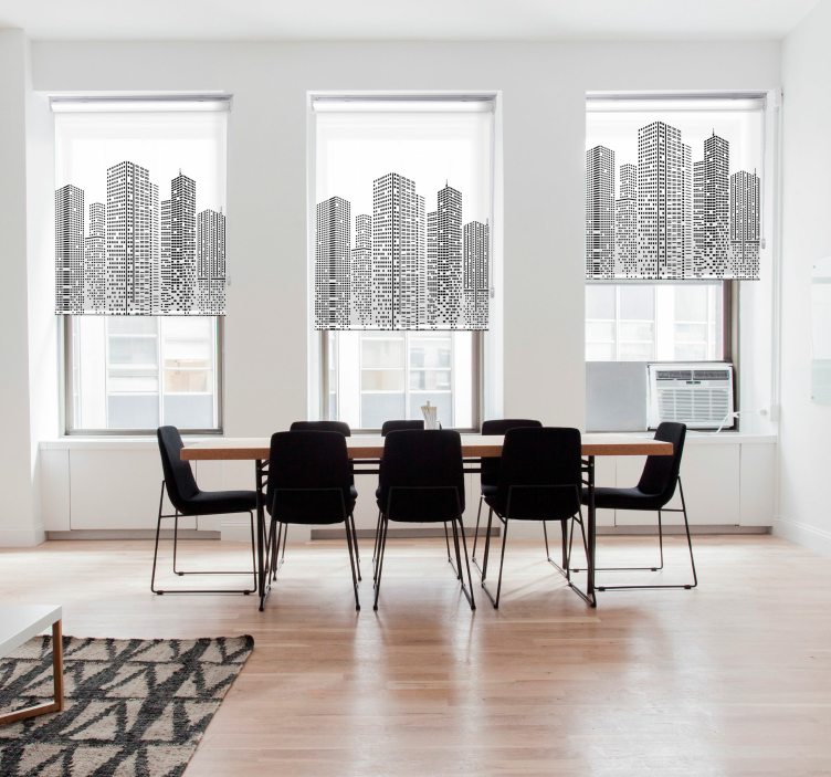 Estor estilo original oficina skyline - TenVinilo