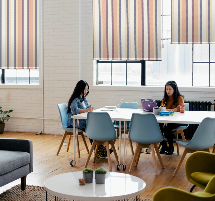 Estor oficina textura vertical - TenVinilo