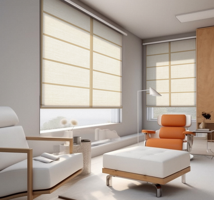 Estor patrón estructura de panel japonés - TenVinilo