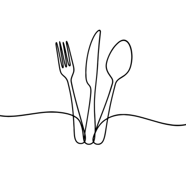 Estor enrollable cocina líneas elegantes de utensilios - TenVinilo