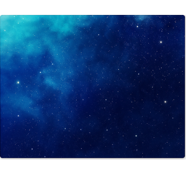Estor enrollable juvenil estrella de galaxia azul - TenVinilo