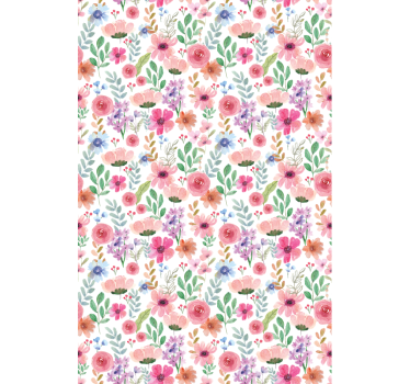 Estores enrollable flores elegancia con estampado floral - TenVinilo
