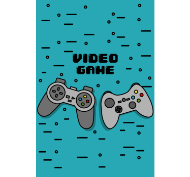 Estor enrollable gamer con dos mandos - TenVinilo