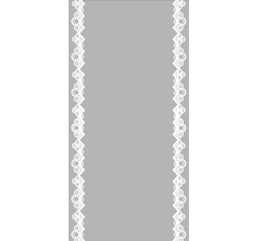 Estor enrollable elegante para salón con bordeado - TenVinilo