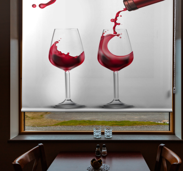 Estor originale cocina copas de vino - TenVinilo