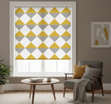 Estor enrollable moderno glam bloque de color - TenVinilo