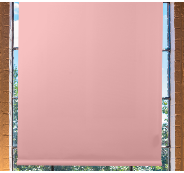 Estor enrollable opaco tono rosa suave - TenVinilo