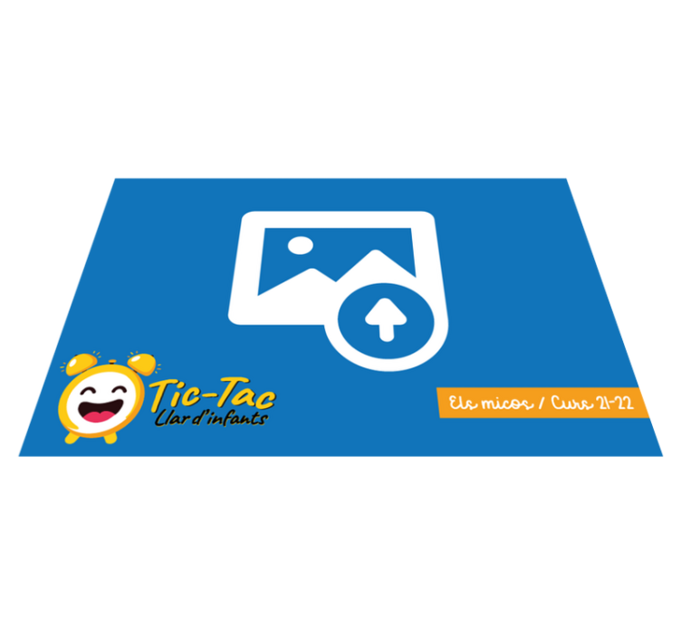 Mantel individual personalizable TIc-Tac Llar d'infants - TenVinilo