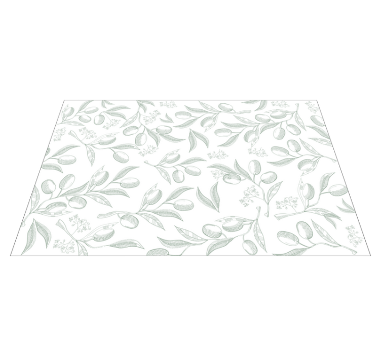 Mantel individual original rama de olivos - TenVinilo