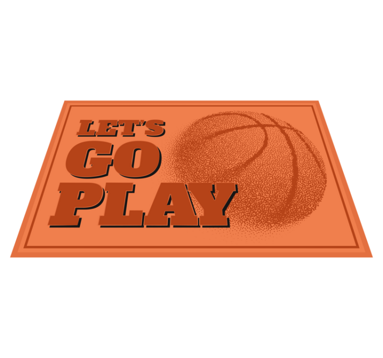 Individual mesa baloncesto let's go play - TenVinilo