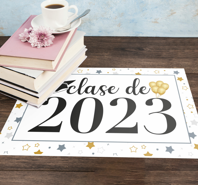 Mantel individual personalizable clase  - TenVinilo
