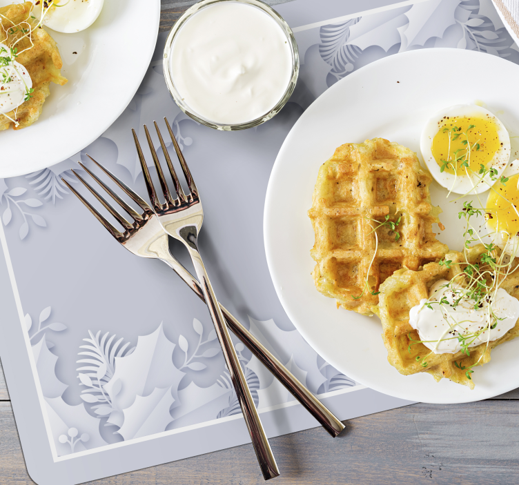 Mantel individual navideño diseño elegante festivo - TenVinilo