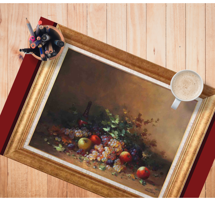 Mantel individual original arreglo de frutas - TenVinilo