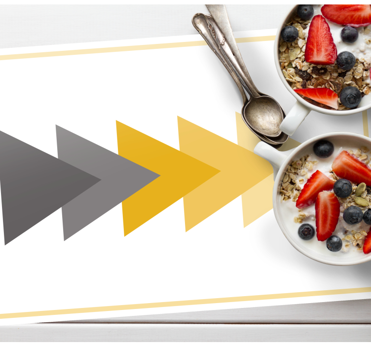 Mantel individual original con diseño de flechas - TenVinilo