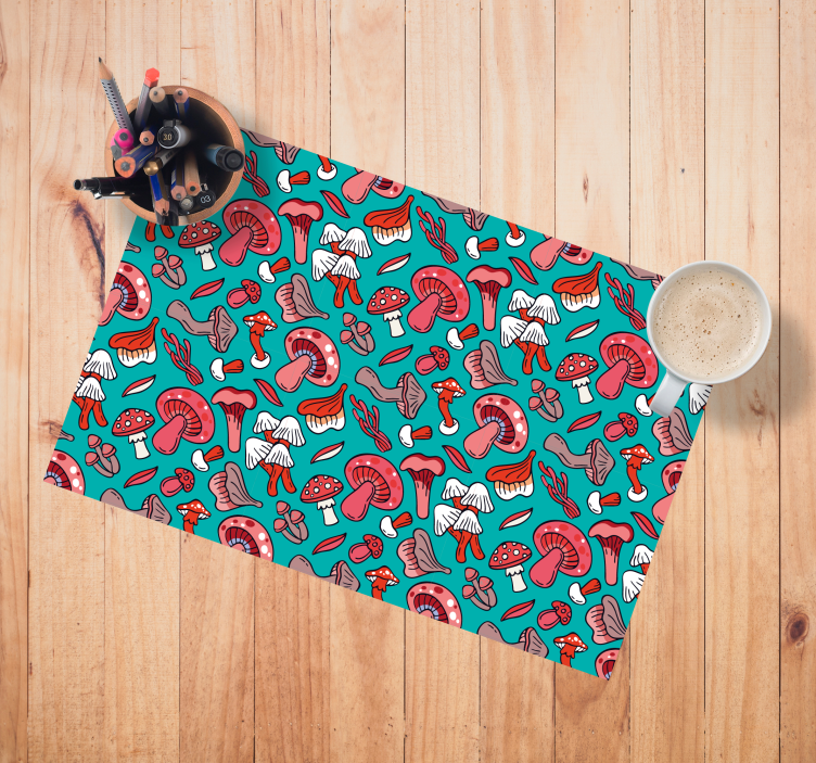 Mantel individual original concepto de setas vivas - TenVinilo