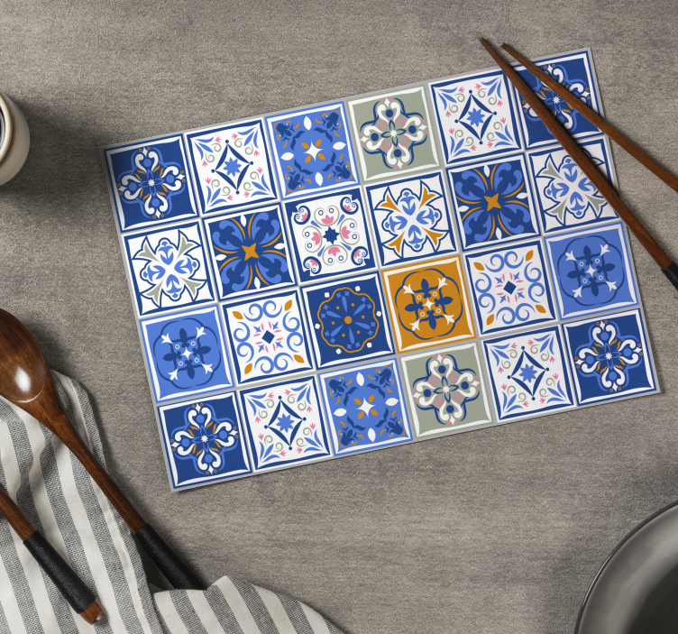 Mantel individual original estilo portugués - TenVinilo