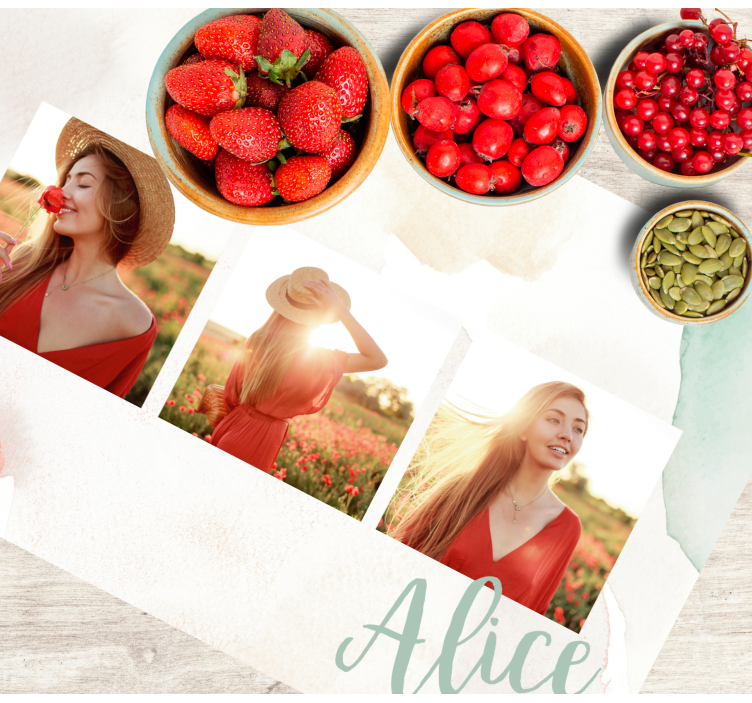 Mantel individual original exhibidor de recuerdos - TenVinilo