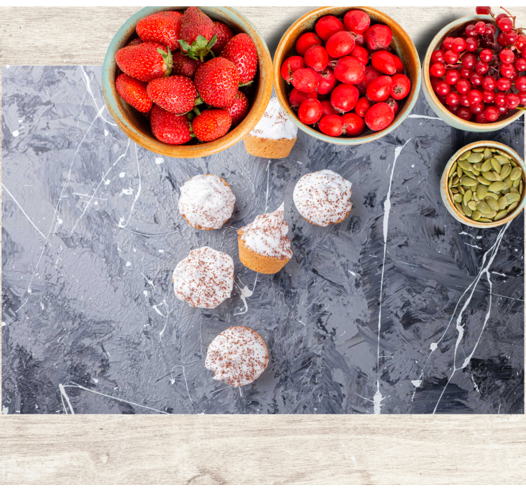 Mantel individual original mini cupcakes deliciosos - TenVinilo