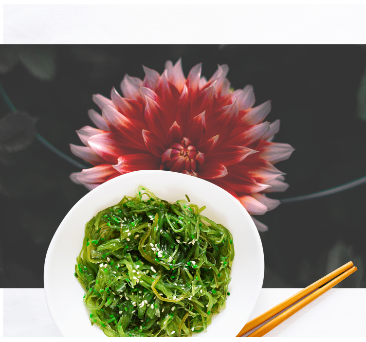 Mantel individual original plato de alga crujiente - TenVinilo