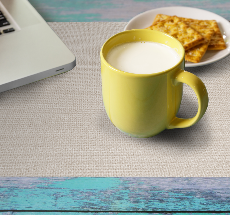 Mantel individual patrón corredor texturizado elegante - TenVinilo