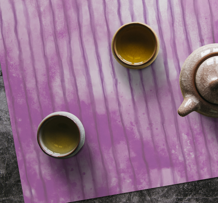 Mantel individual patrón superficie ribeteada elegante - TenVinilo