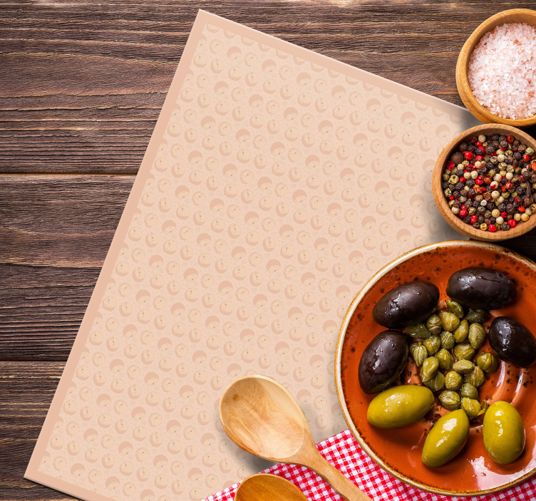 Mantel individual patrón superficie sutil - TenVinilo