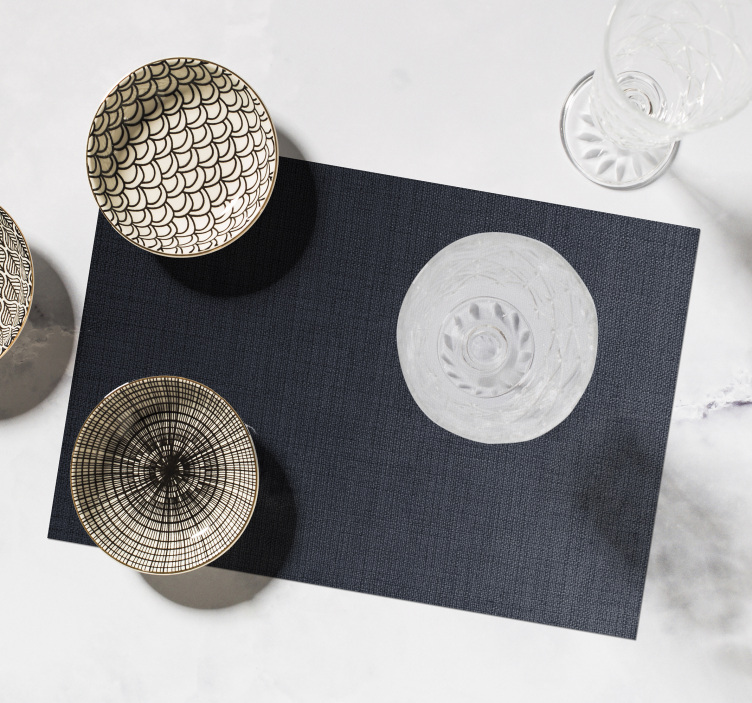 Mantel individual patrón superficie texturizada elegante - TenVinilo