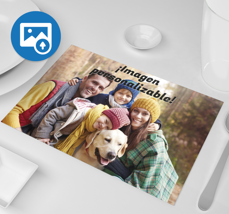 Mantel individual personalizado con foto - TenVinilo