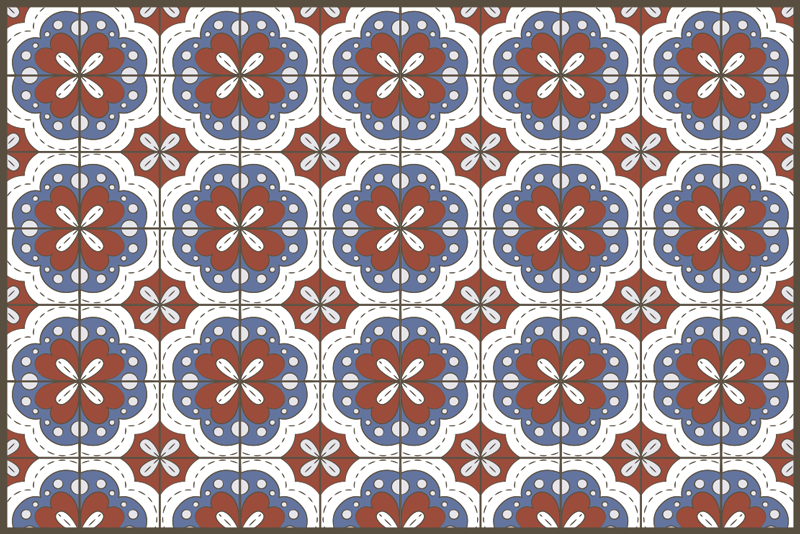 Mantel individual original hidráulica roja - TenVinilo