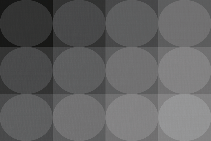 Mantel individual patrón diseño circular sutil - TenVinilo