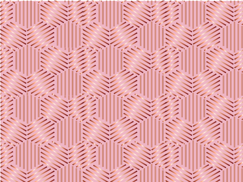 Mantel individual patrón disposición geométrica - TenVinilo