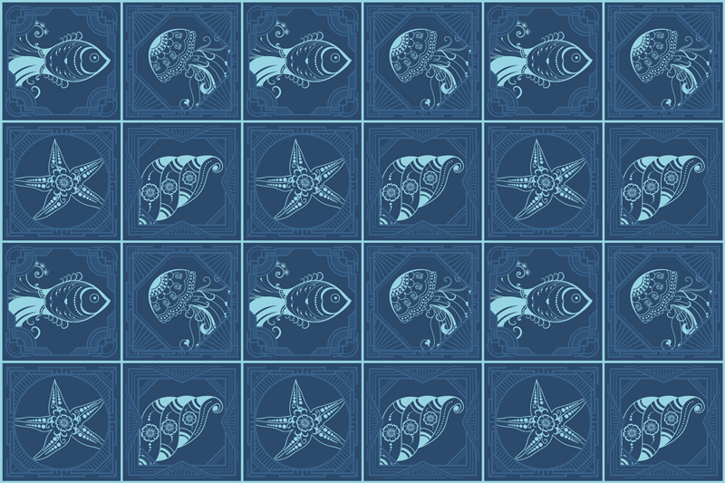 Mantel individual original con diseño náutico - TenVinilo