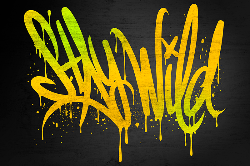 Mantel individual frases sé salvaje script - TenVinilo