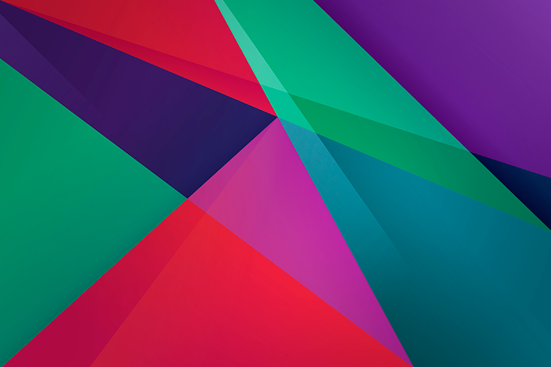 Mantel individual moderno diseño geométrico colorido - TenVinilo