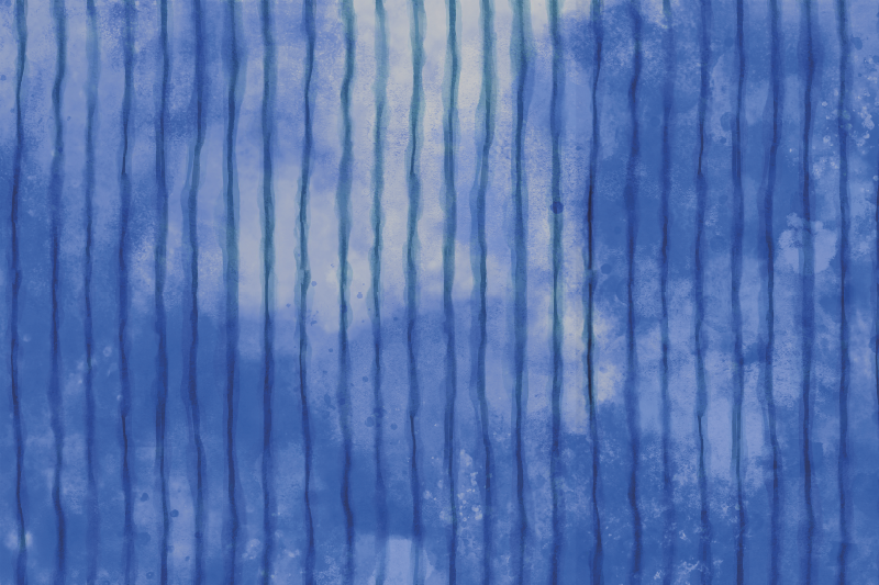 Mantel individual patrón rayas azules - TenVinilo