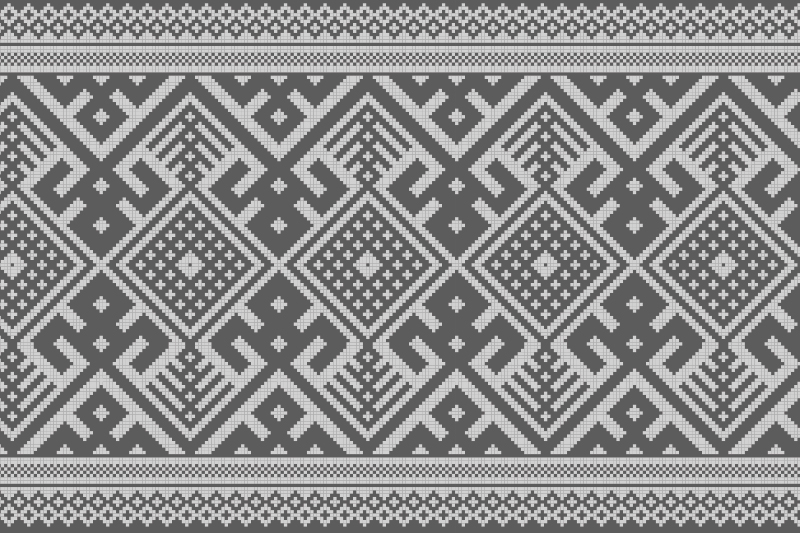 Mantel individual patrón configuración geométrica - TenVinilo