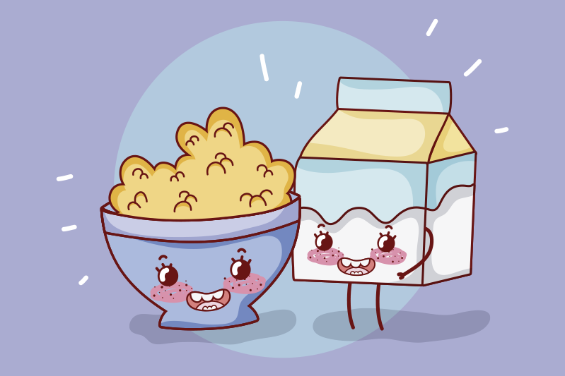 Mantel individual infantil compañeros de merienda - TenVinilo