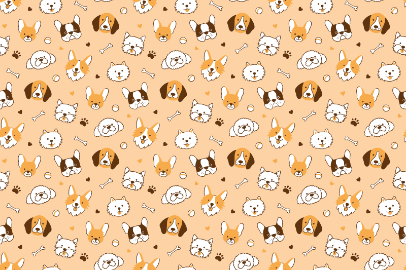 Mantel individual infantil caritas de animales adorables - TenVinilo