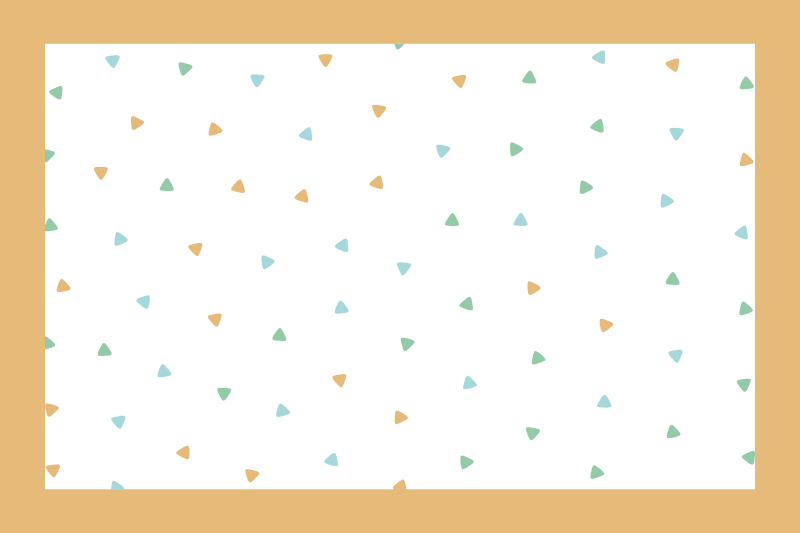 Mantel individual personalizable patrón triangular elegante - TenVinilo