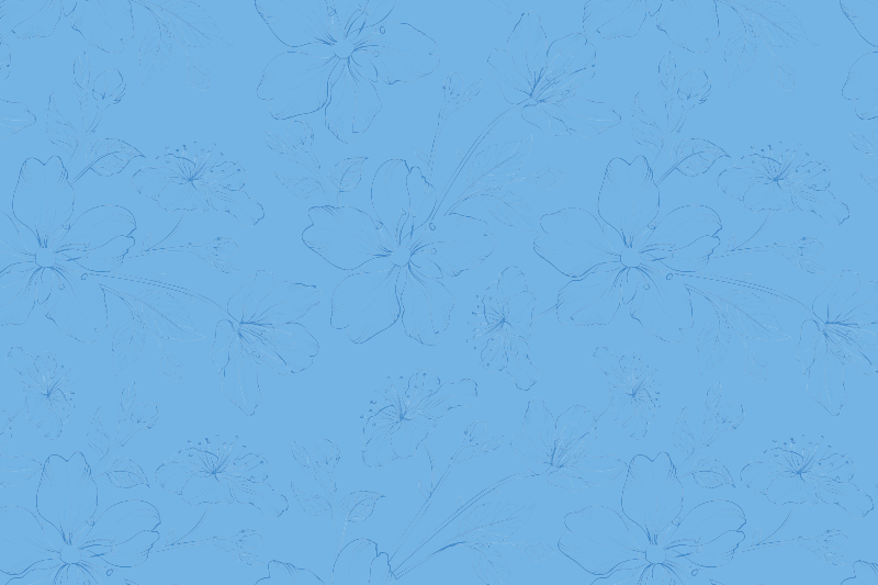 Mantel individual patrón superficie inspirada en botánica - TenVinilo