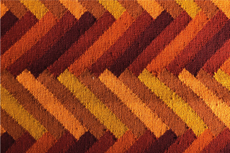 Mantel individual patrón motivo geométrico vibrante - TenVinilo