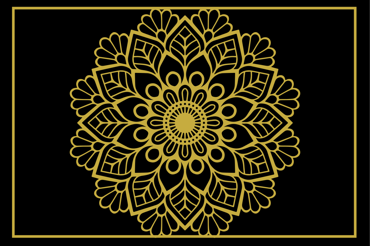 Mantel individual elegante componente botánico gracioso - TenVinilo