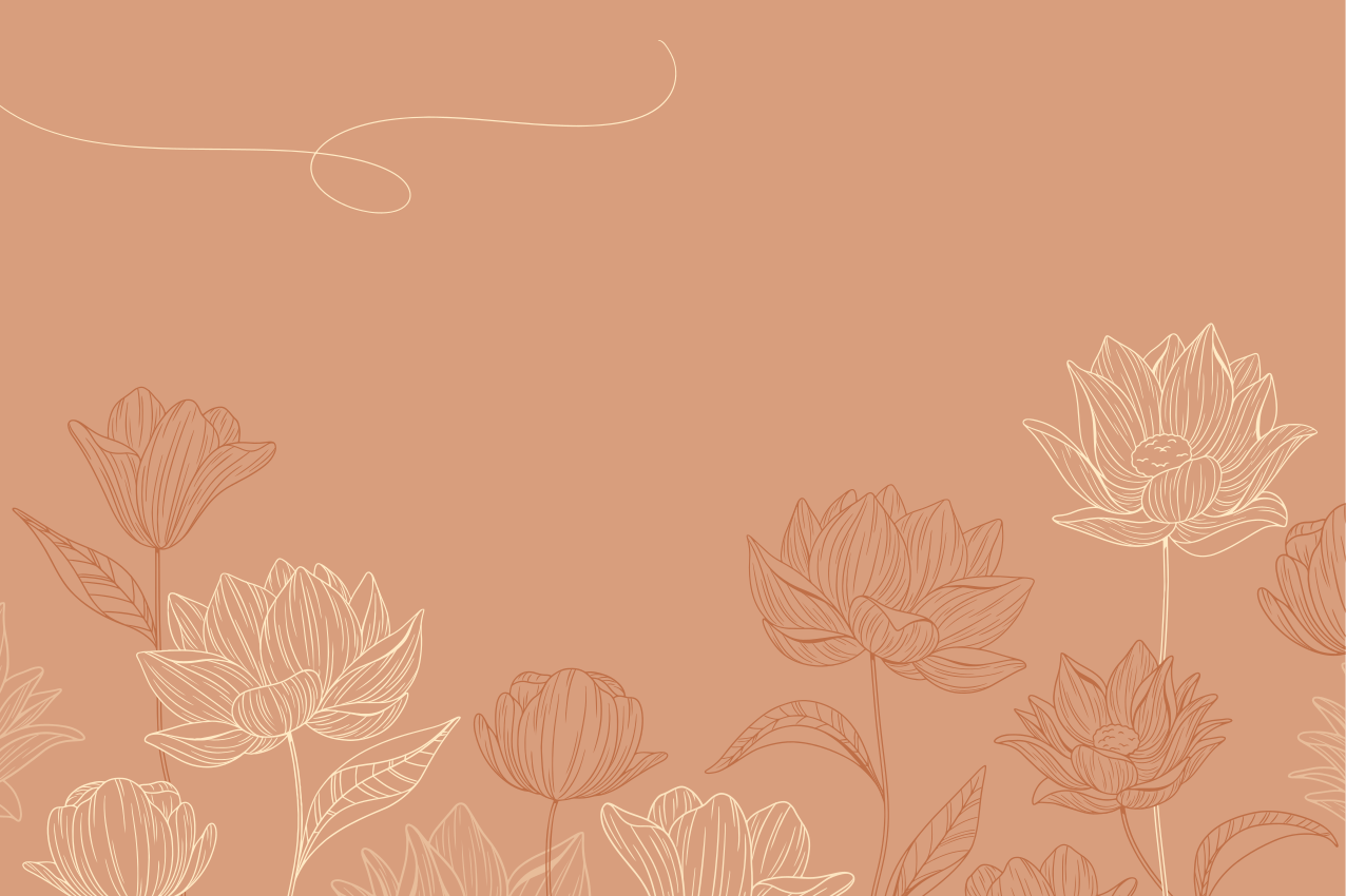 Mantel individual original arreglo floral de té - TenVinilo