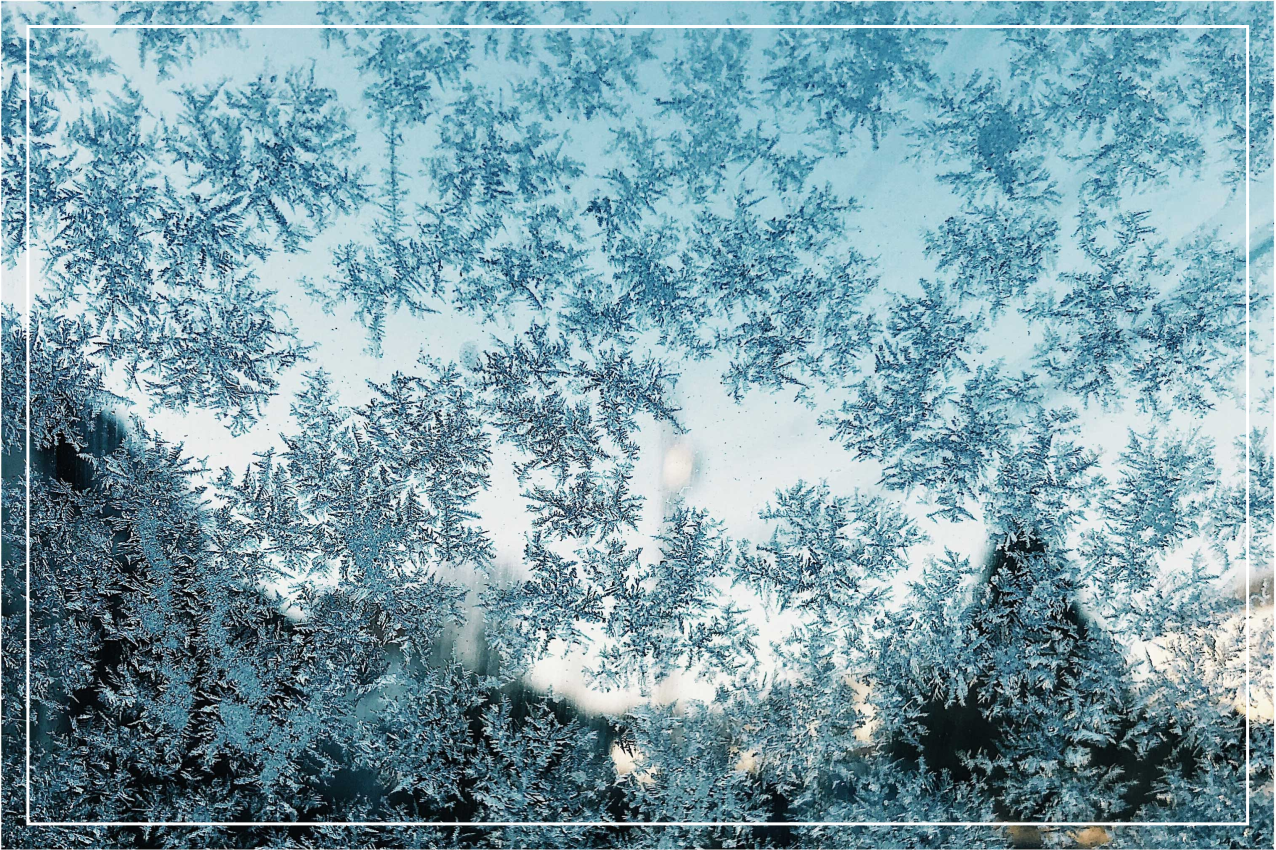 Mantel individual patrón hielo esmerilado - TenVinilo