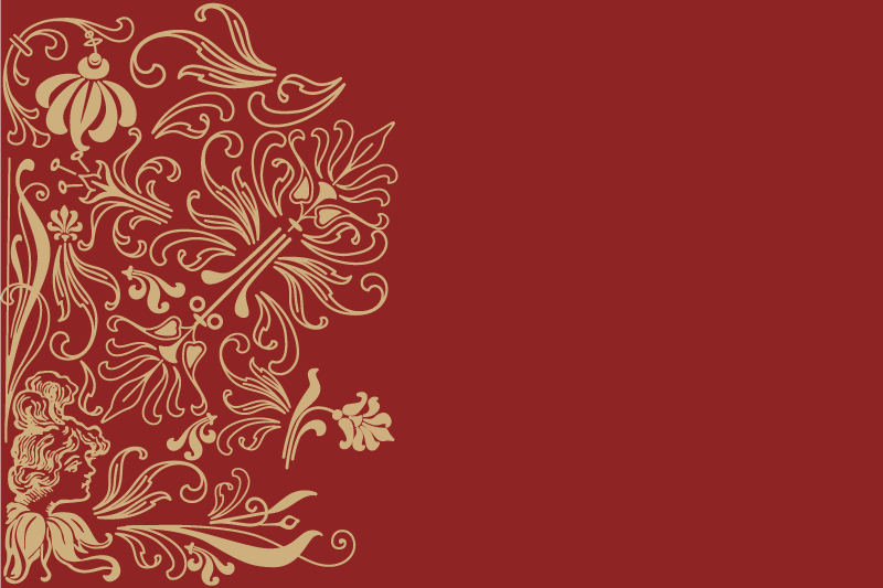 Mantel individual elegante con acentos florales elegantes - TenVinilo